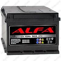Аккумулятор Alfa Hybrid 62 R / 62Ah / 560А / Обратная полярность / 242 x 175 x 190