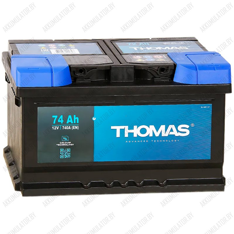 Аккумулятор Thomas / 74Ah / 740А