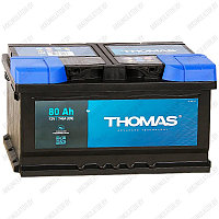 Аккумулятор Thomas / 80Ah / 740А / Низкий