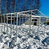 Теплица из поликарбоната СПР 20Д-0.67 (длина 4 метра, шаг 0.67 метра), фото 2