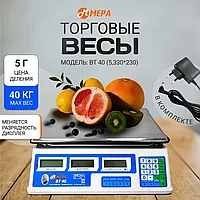 Весы торговые настольные МЕРА ВТ 40