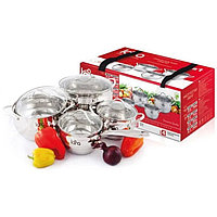 Набор посуды для индукционных плит LARA LR02-87 APPLE 8 предметов