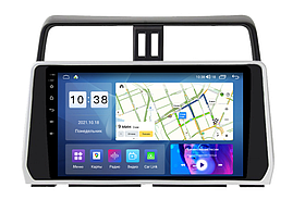 Штатная магнитола Parafar для Toyota Land Cruiser Prado 150 2017+ на Android 12 +4G модем (огромный экран)