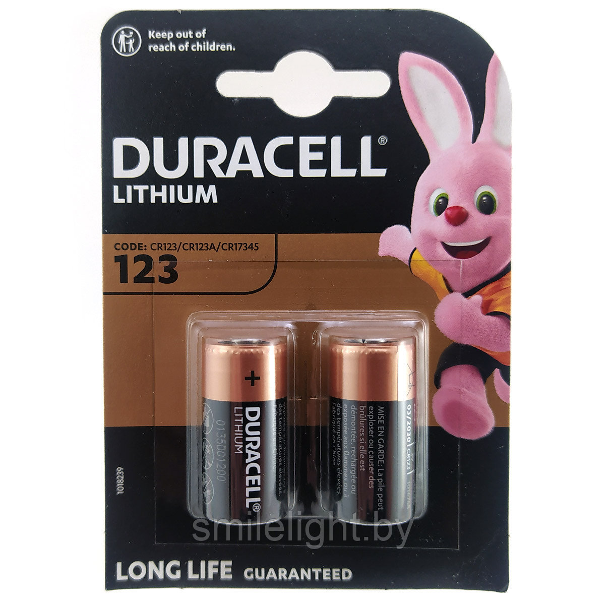 Элемент питания DURACELL 123 ULTRA BL.2