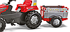 Детский педальный трактор с прицепом Junior Rolly Toys 800261, фото 6
