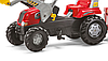 Детский педальный трактор с прицепом и ковшом Junior Rolly Toys 811397, фото 4