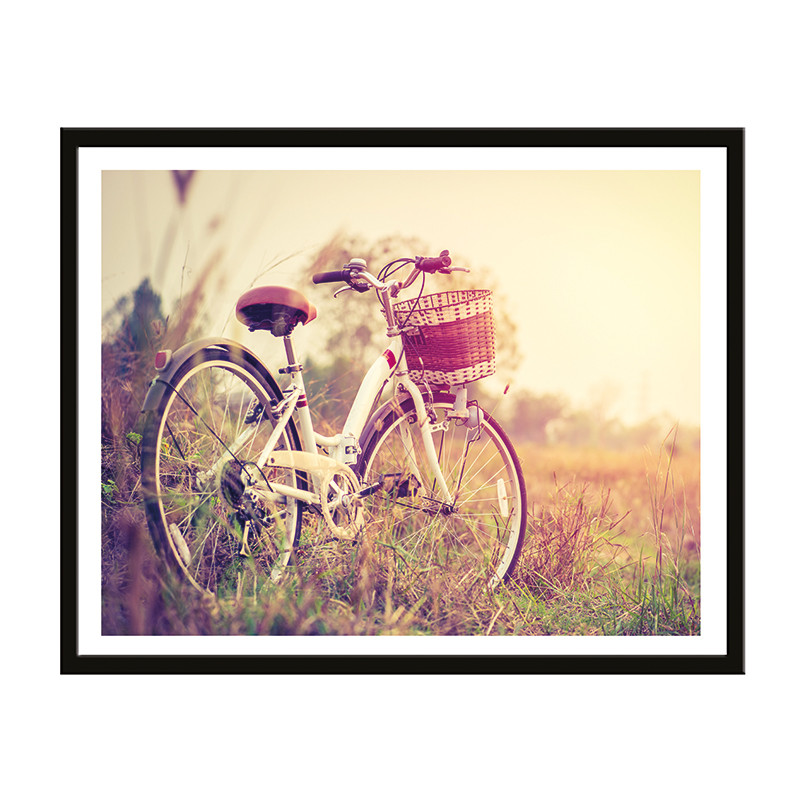 Постер 40х50 Природа (Ретро велосипед) (6) ВЫВОД - фото 1 - id-p216079628