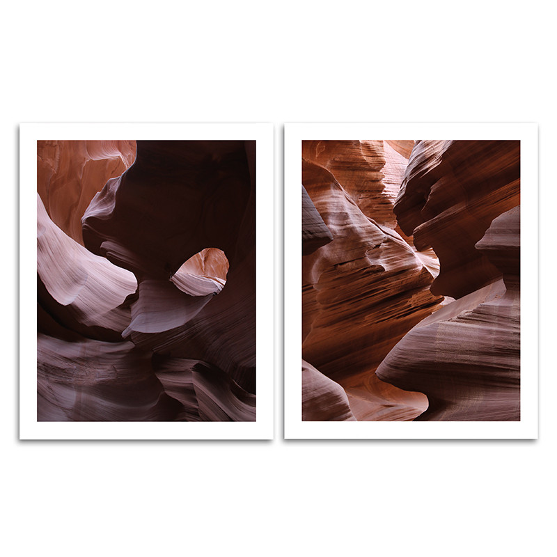 Набор из двух постеров на подложке 40х50 Природа (Скалы каньона) (10) - фото 1 - id-p216080508