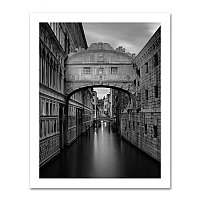 Постер на подложке 40х50 ЧБ (Венецианская арка) (10)