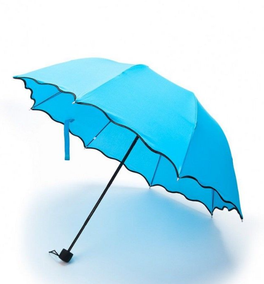 Зонт с проявляющимся рисунком, бирюза - фото 4 - id-p110547865