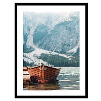 Постер 30х40 Природа (Озеро в Альпах) (6)