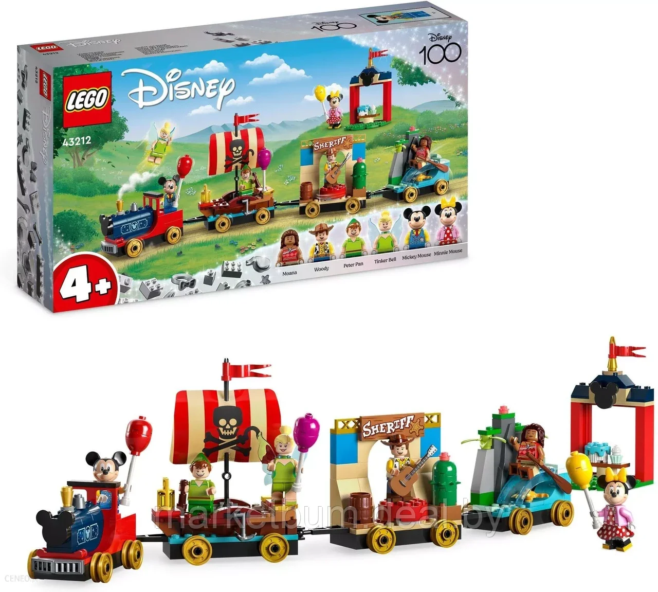 Конструктор LEGO Disney 43212, Disney-поезд, полный веселья. - фото 1 - id-p215482983