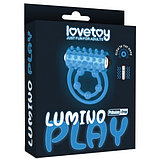 Двойное виброкольцо светящееся в темноте Lumino Play Vibrating Penis Ring, фото 10