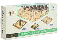 Игра настольная AUSINI Шахматы, шашки, нарды, W2408