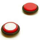 Фейк плаг в ухо на магнитах Pin красный(шт) (5мм), фото 3