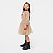 Платье для девочки нарядное KAFTAN, рост 86-92 см (28), бежевый, фото 3