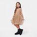 Платье для девочки нарядное KAFTAN, рост 86-92 см (28), бежевый, фото 6