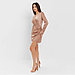 Платье женское MIST, размер 46, цвет бежевый, фото 2