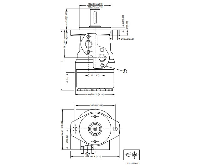 Гидромотор M+S Hydraulics MR 160 - фото 3 - id-p216141546