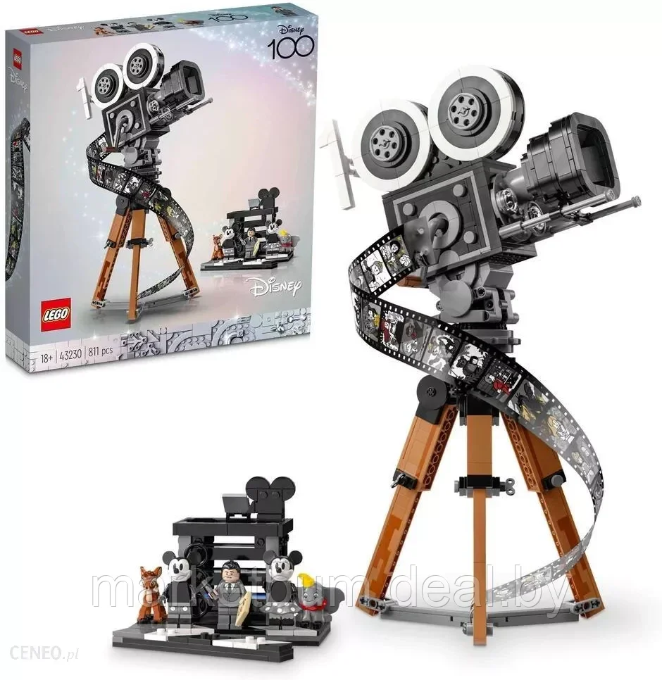 Конструктор LEGO Disney, 43230 Камера Уолта Диснея - фото 1 - id-p215340953