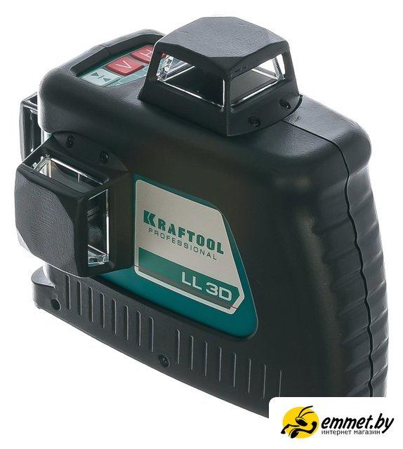 Лазерный нивелир KRAFTOOL LL-3D 34640-4 (с держателем и детектором) - фото 1 - id-p216144156