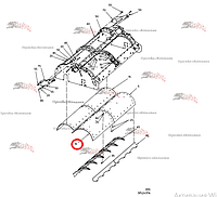 Обшивка 076.07039 для свеклоуборочного комбайна Grimme Rexor 620/630