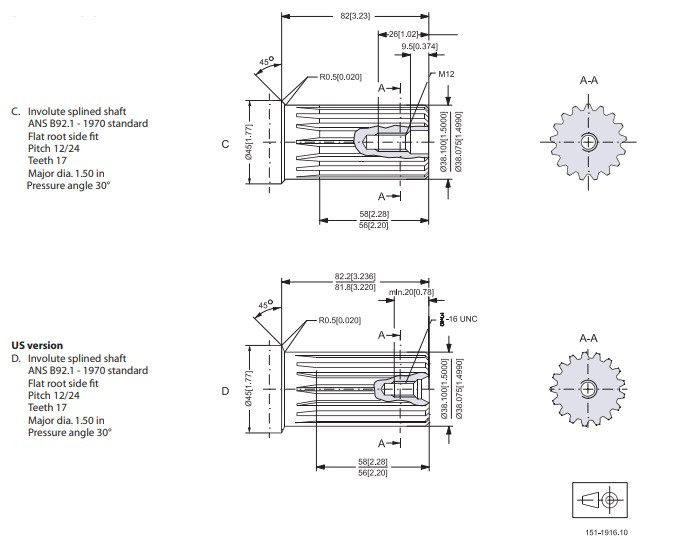 Гидромотор M+S Hydraulics MT 160 - фото 7 - id-p216145137