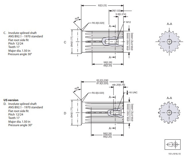 Гидромотор M+S Hydraulics MT 630 - фото 4 - id-p216145147