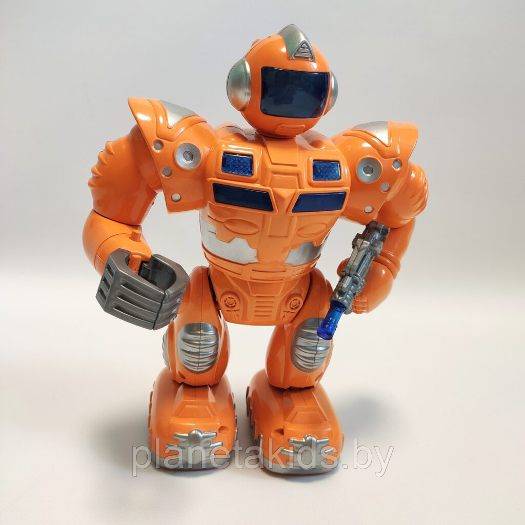 Интерактивный робот детский игрушка (свет, звук, ходит) 99111-1 - фото 2 - id-p216145151