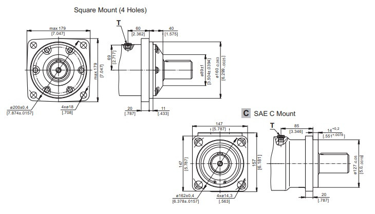 Гидромотор M+S Hydraulics MV 400 - фото 2 - id-p216145154