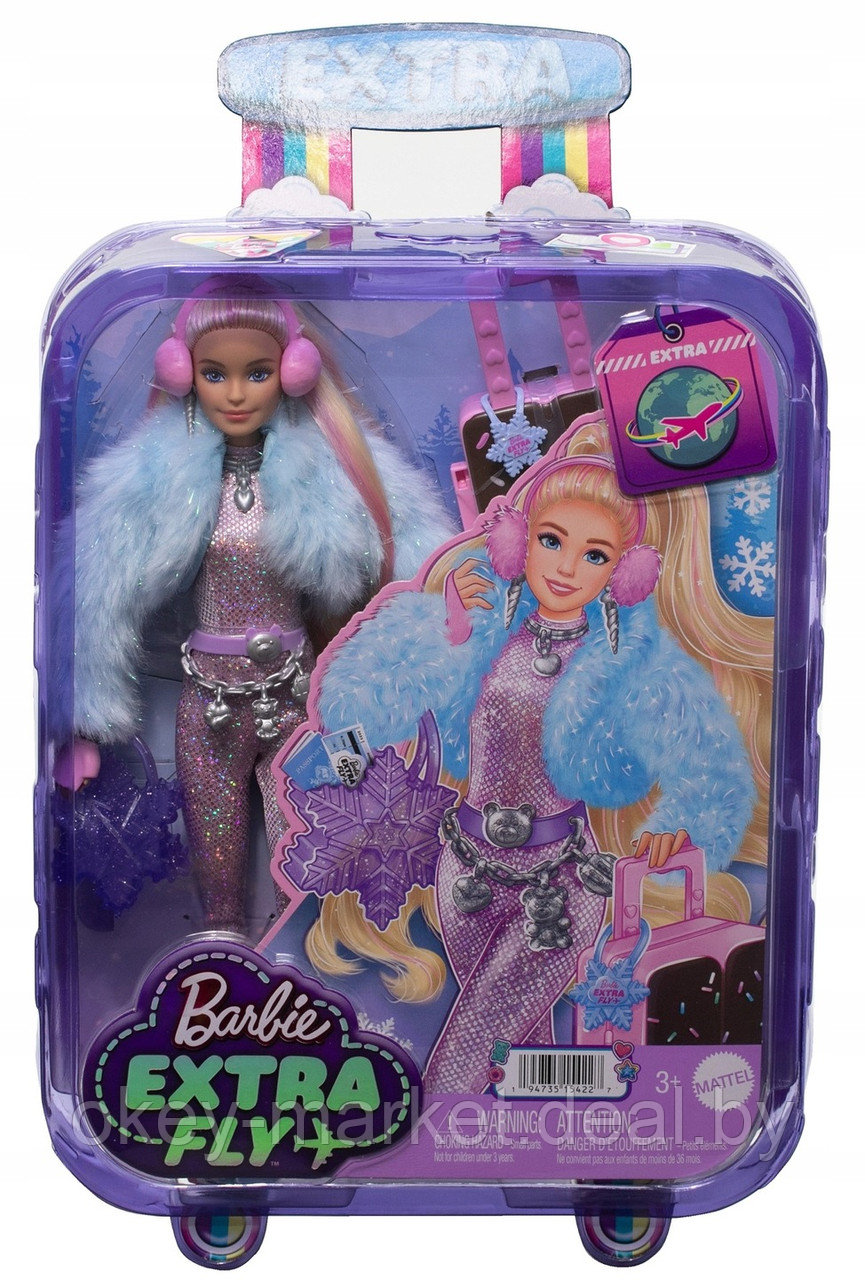 Кукла Barbie Экстра Fly Snow HPB16 - фото 3 - id-p216145165