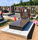 ОДИНОЧНЫЙ ГРАНИТНЫЙ ПАМЯТНИК В ГРОДНО, фото 2