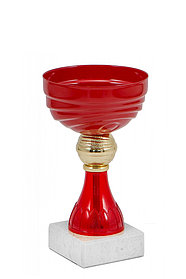 Кубок "Гранат" на мраморной подставке , высота 14 см, чаша 8 см , арт.087-140-80