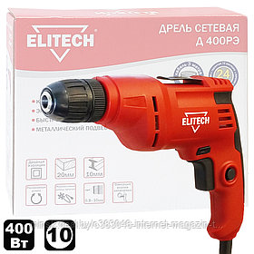 Дрель безударная Д 400РЭ ELITECH (183679)