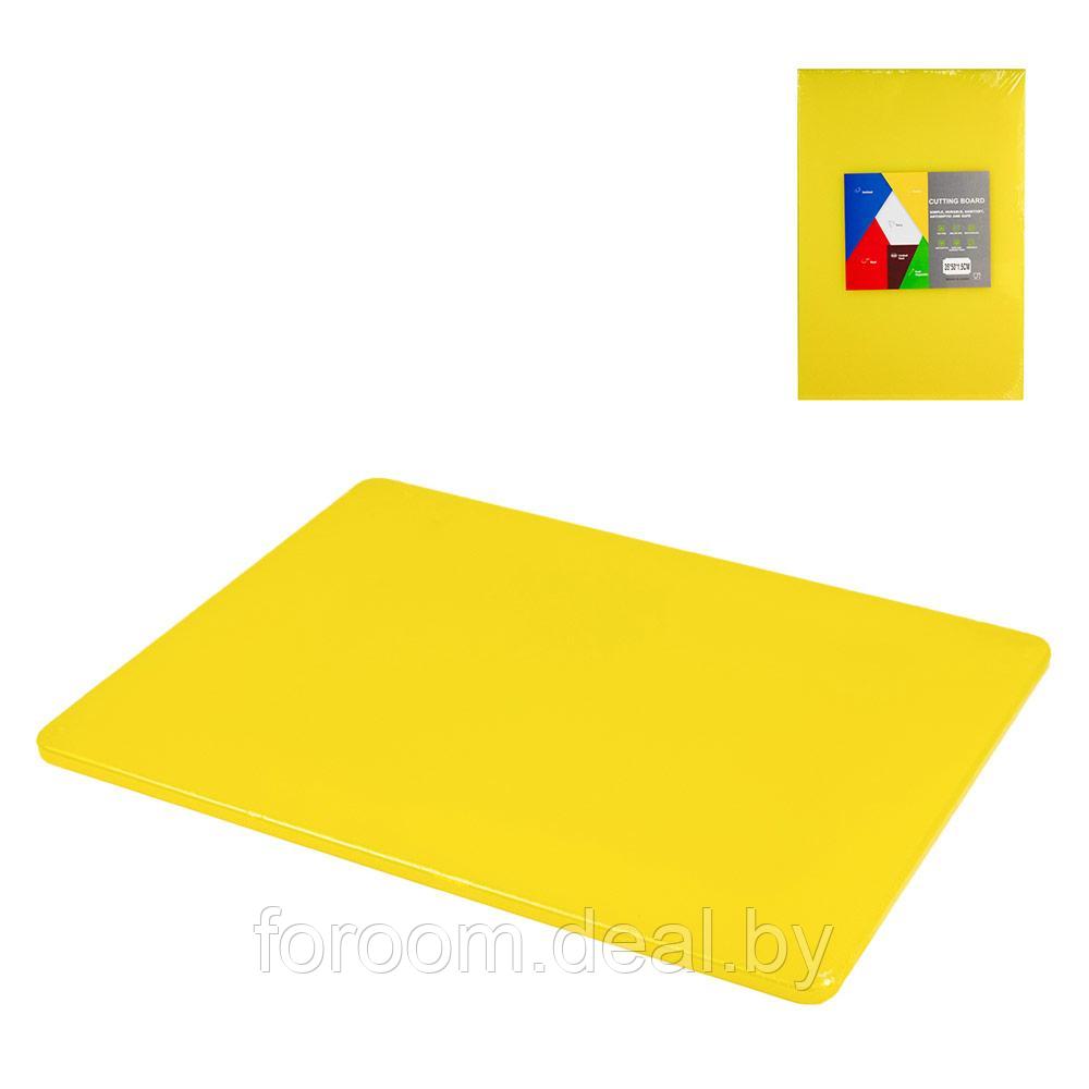 Доска разделочная 50x35см жёлтая JJD 503515 - фото 1 - id-p216145825
