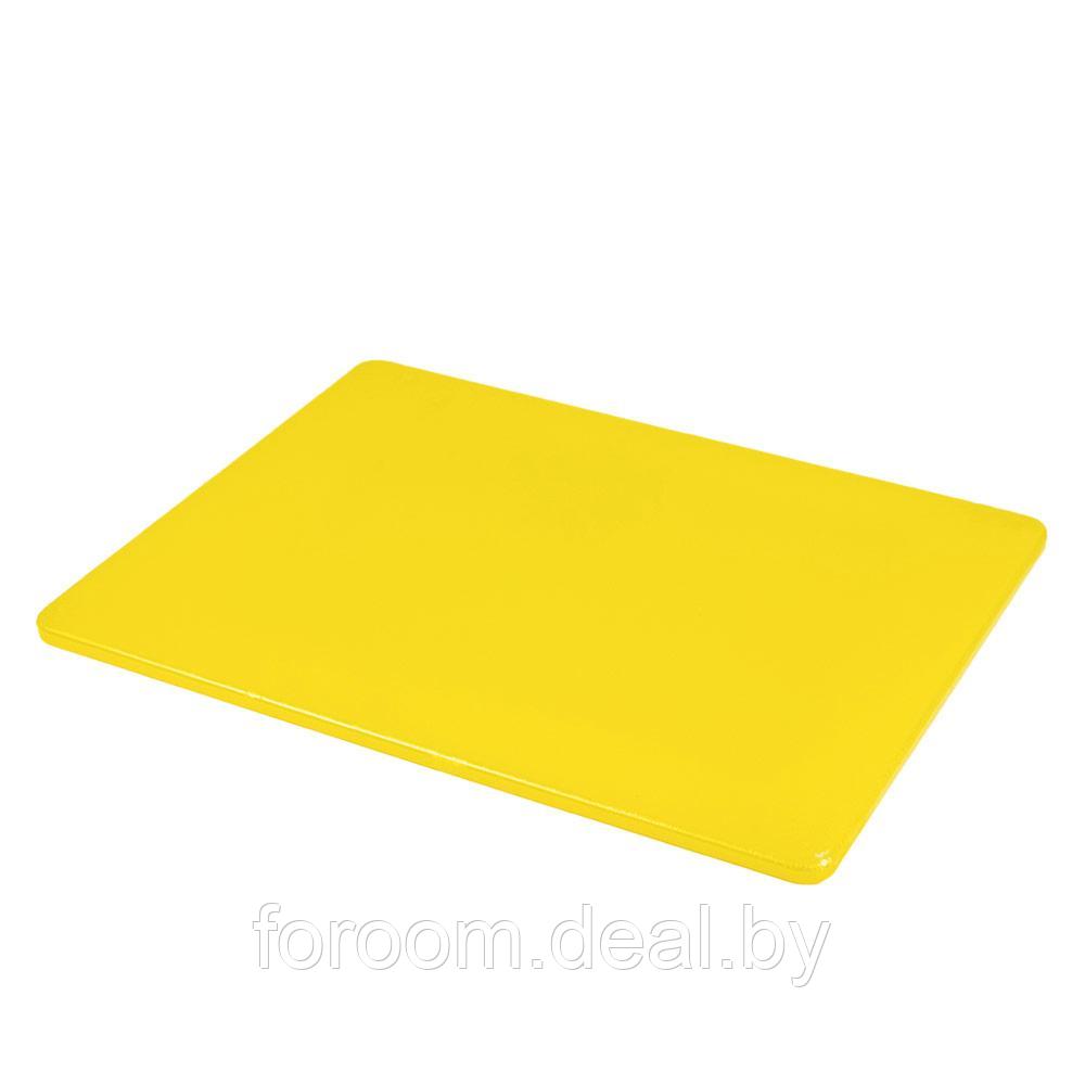 Доска разделочная 40x30см жёлтая JJD 40301 - фото 2 - id-p216145830