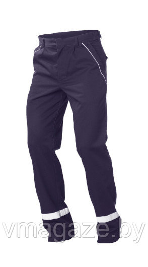 Костюм рабочий Балтика с брюками 100% х/б (цвет темно-синий) - фото 3 - id-p216151257