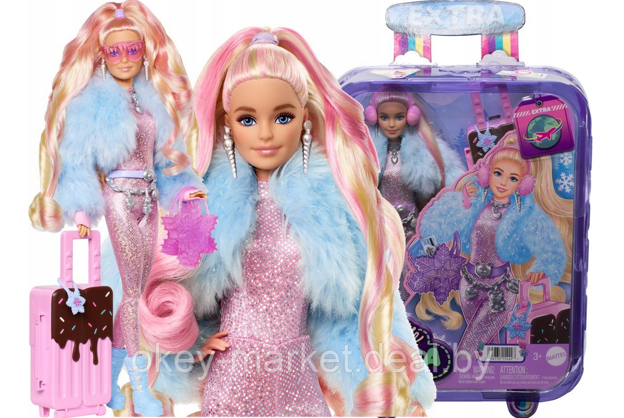 Кукла Barbie Экстра Fly Snow HPB16 - фото 1 - id-p216145165