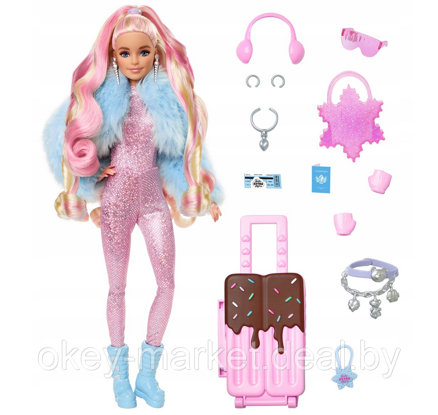 Кукла Barbie Экстра Fly Snow HPB16 - фото 8 - id-p216145165