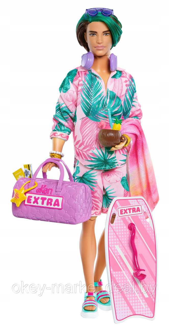 Кукла Barbie Экстра Fly Кен HNP86 - фото 3 - id-p216151267