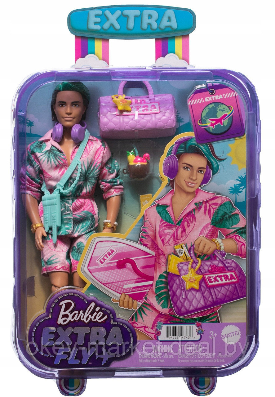 Кукла Barbie Экстра Fly Кен HNP86 - фото 7 - id-p216151267
