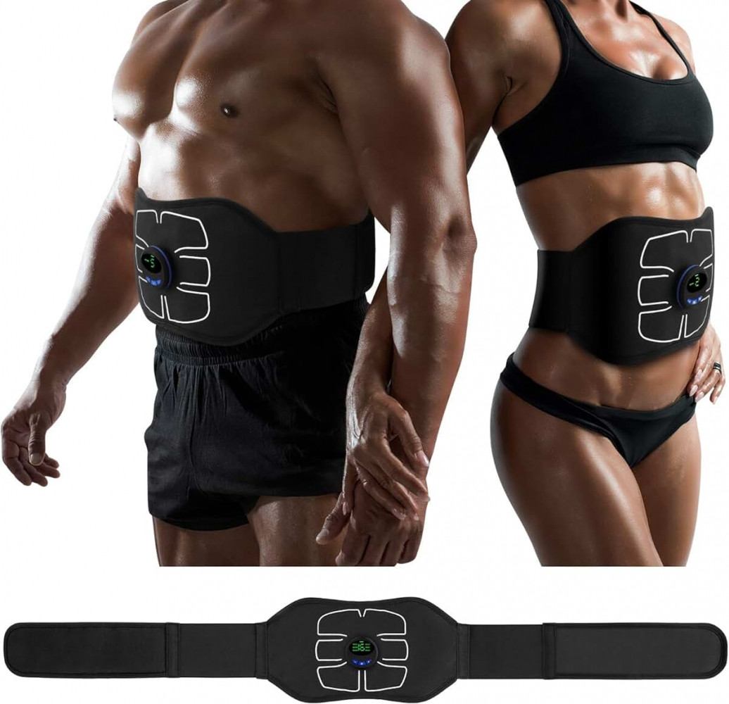 Массажер электрический миостимулятор живота EMS Abdominal Toning Belt