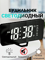 Настольные часы – будильник электронные LED digital clock (USB, будильник, календарь, датчик температуры)