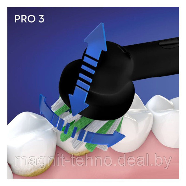 Комплект зубных щеток Oral-B Pro 3 3900 Duo Cross Action + Sensi White D505.523.3H - фото 3 - id-p216152373