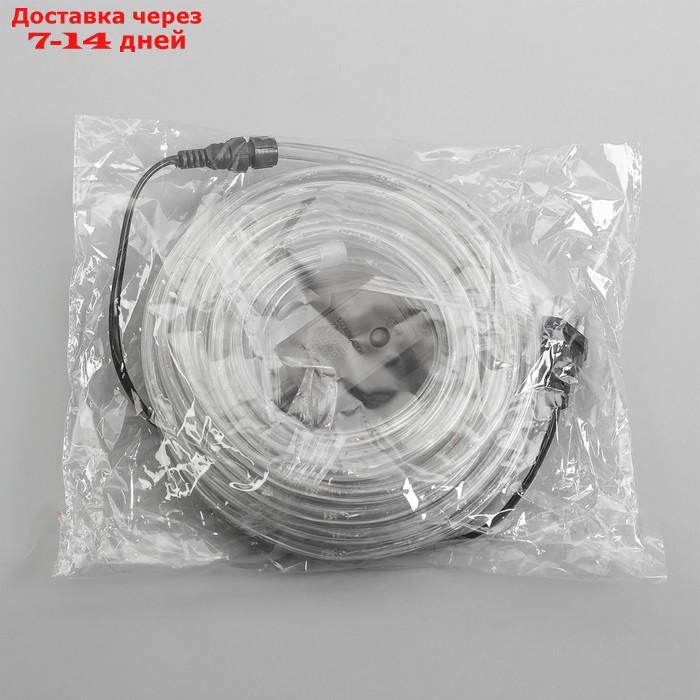 LED шнур 10 мм, круглый, 10 м, чейзинг, 2W-LED/м-24-220V, с контр. 8р, СИНИЙ - фото 8 - id-p215604745