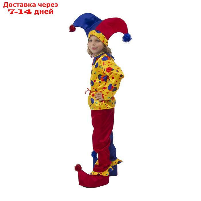 Карнавальный костюм "Петрушка", текстиль, р. 36, рост 146 см - фото 3 - id-p216013093