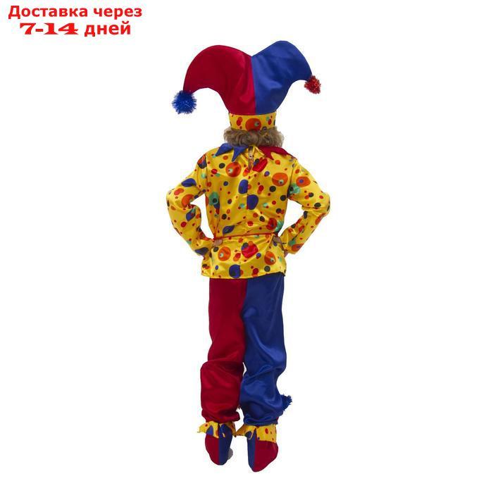 Карнавальный костюм "Петрушка", текстиль, р. 36, рост 146 см - фото 4 - id-p216013093