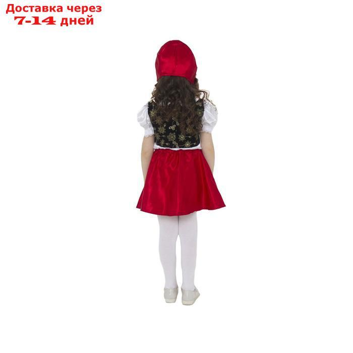Карнавальный костюм "Красная Шапочка", текстиль, размер 38, рост 146 см - фото 3 - id-p216013099