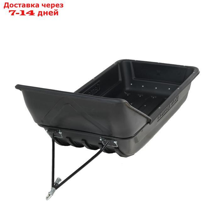 Сани волокуши CenterPlast 1450 с отбойником "LUX" с накладками, 171x75/50x56 см