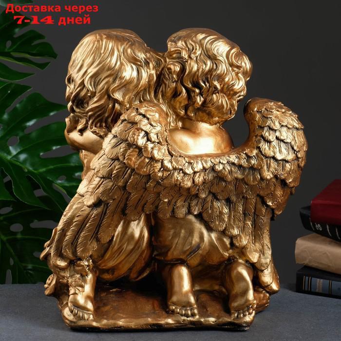 Фигура "Ангел и Фея сидя" большой бронза 23х36х40см - фото 2 - id-p215604201